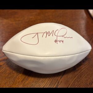 Jack McQuaide #44 Autographed Football
